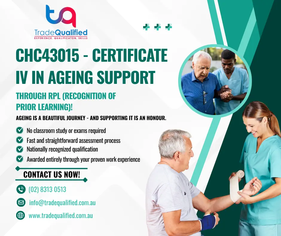 CHC43015 Certificate IV in Ageing Support
