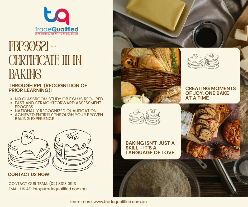 FBP30521 Certificate III in Baking