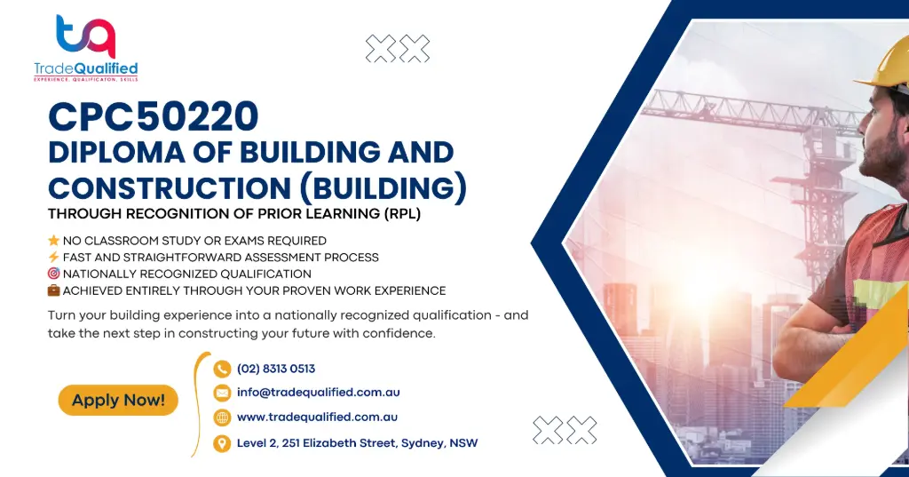 CPC50220 Diploma of Building and Construction (Building)