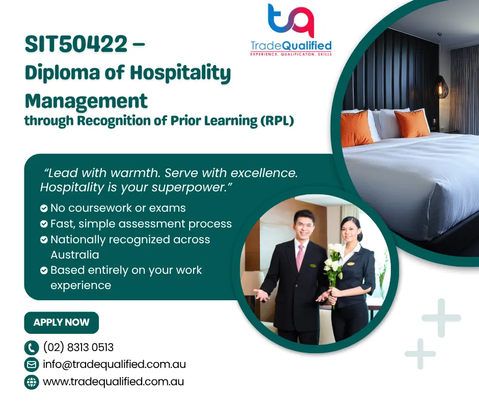 SIT50422 Diploma of Hospitality Management